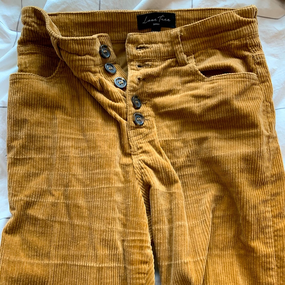 High waisted Corduroy Pants